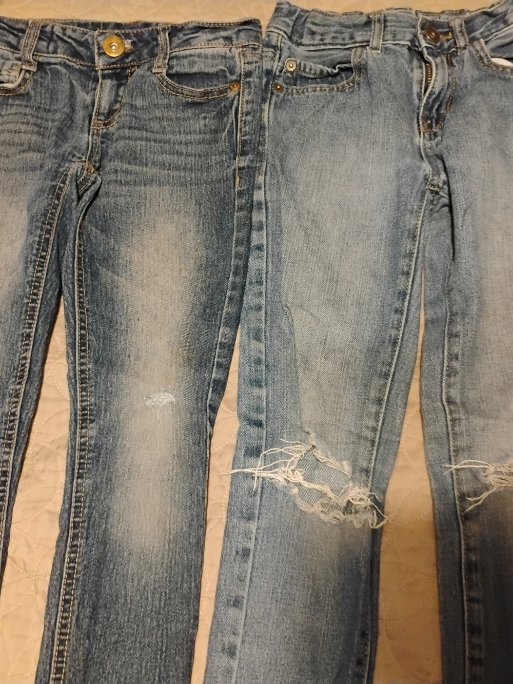 Arizona Jean & Children Places Light Wash Distressed Kids Jeans